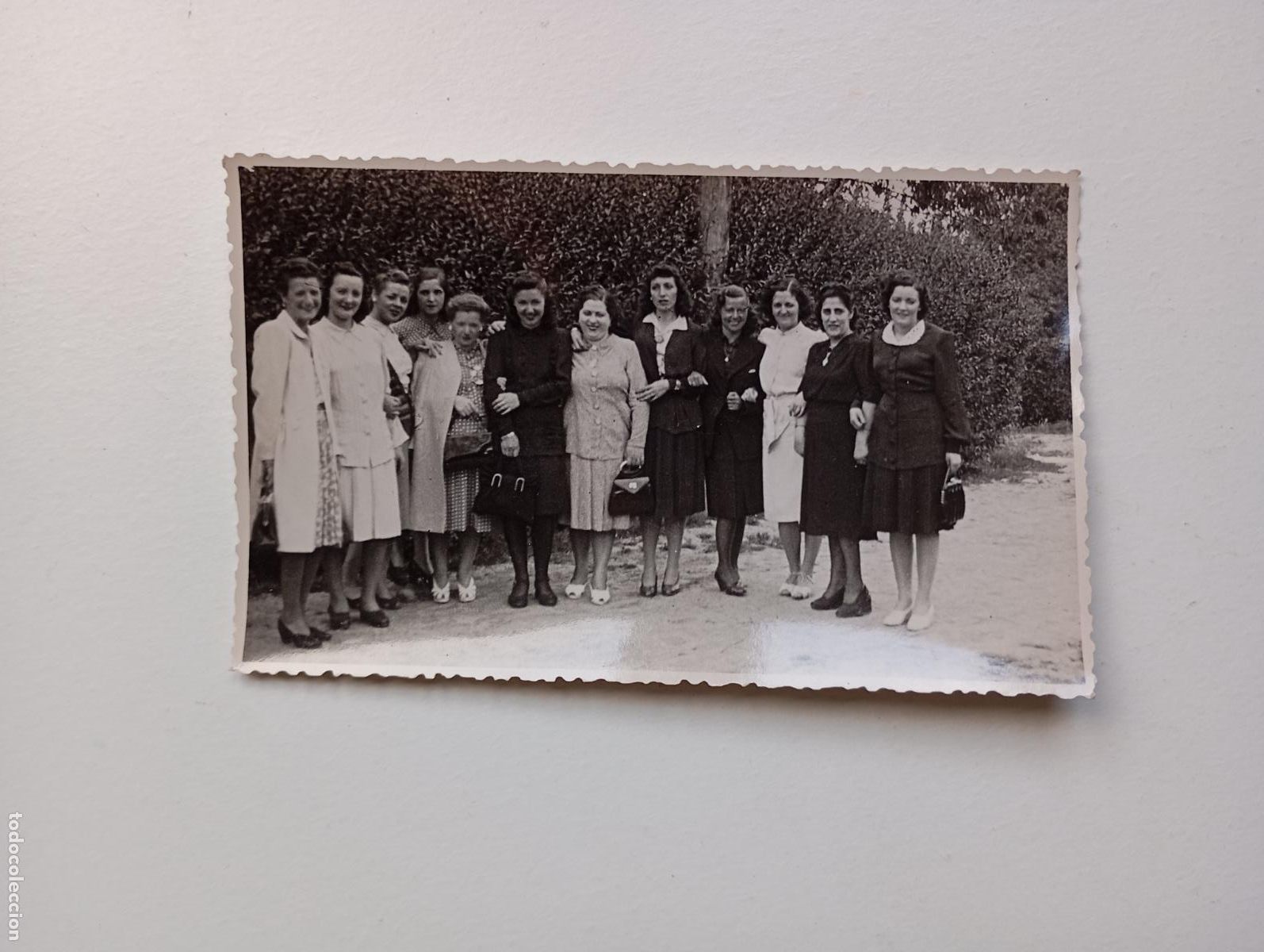 Fotografia antiga: ANTIGUA FOTOGRAF&Iacute;A MUJERES DE BODA. TDKP21S