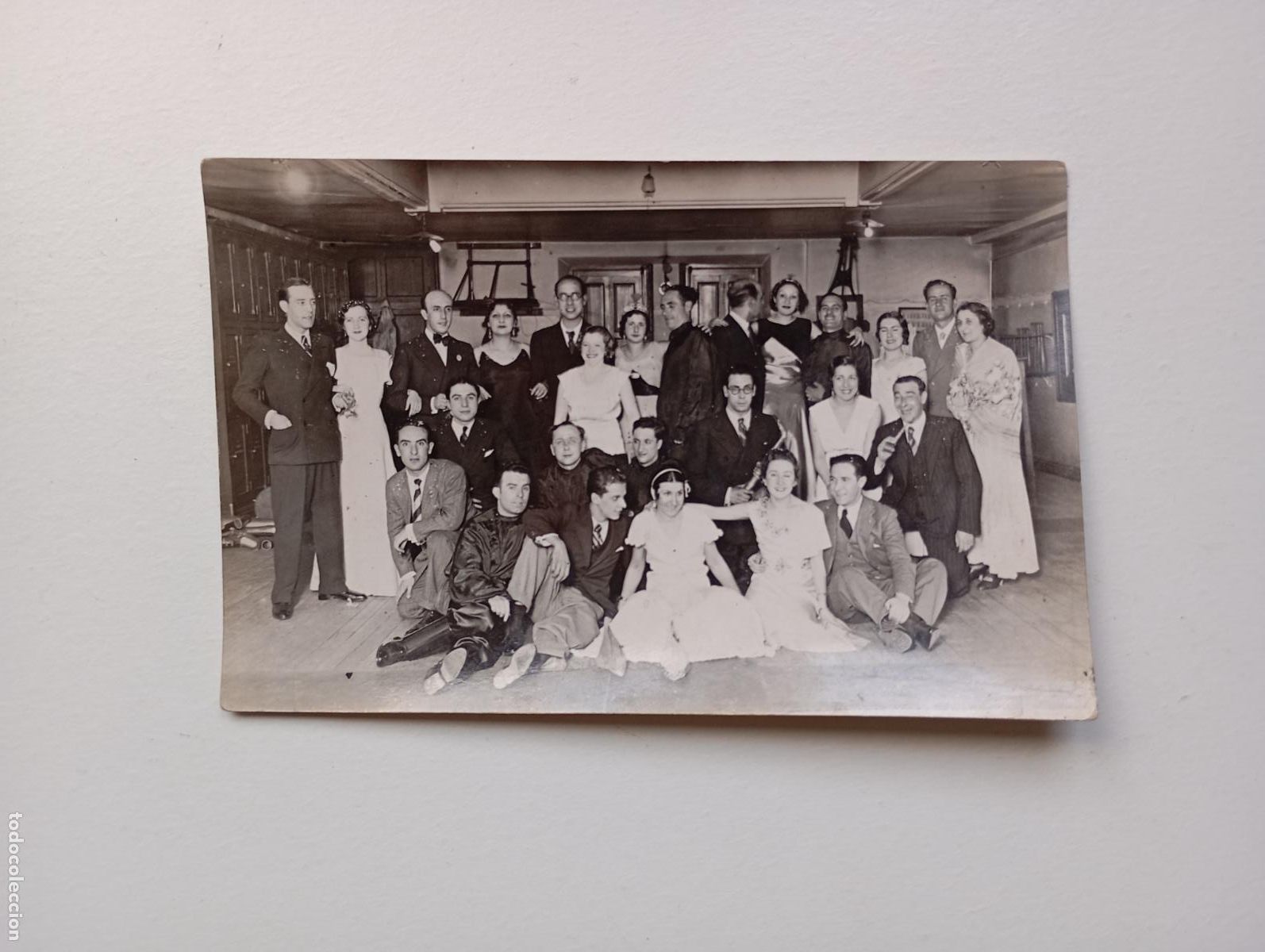 Fotografia antiga: ANTIGUA FOTOGRAF&Iacute;A GENTE DE BODA. TDKP21S