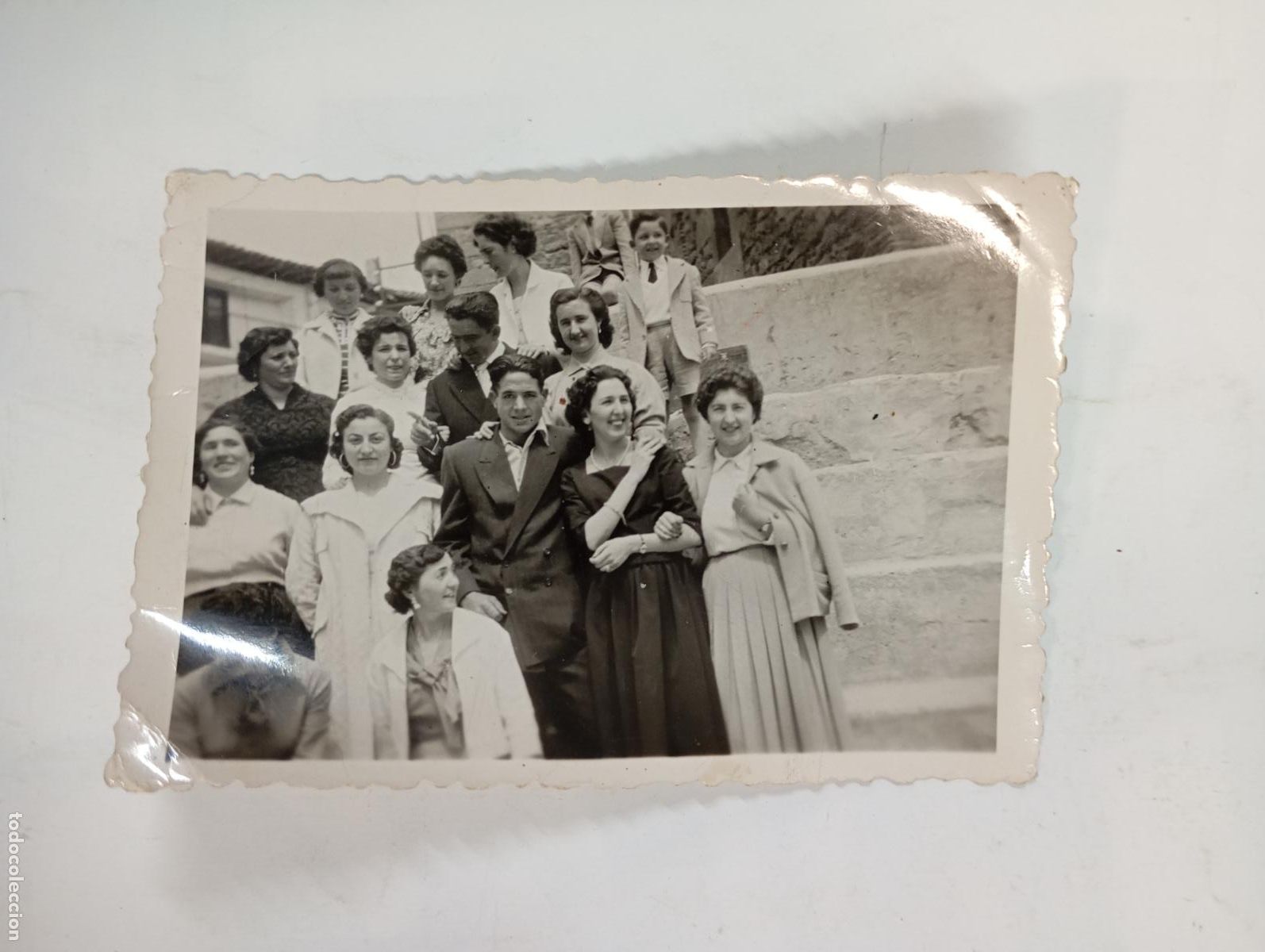 Fotografia antiga: ANTIGUA FOTOGRAF&Iacute;A GRUPO DE MUJERES. TDKP26V