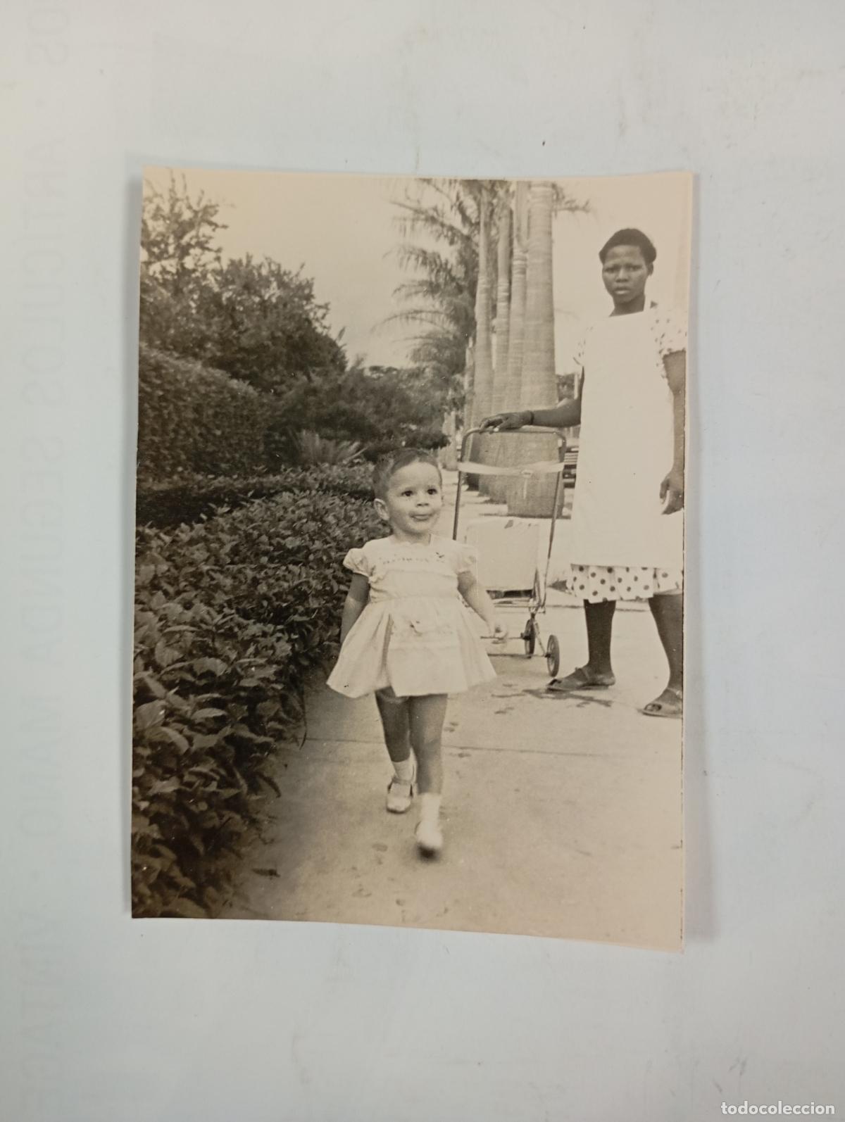 Antique Photography: ANTIGUA FOTOGRAF&Iacute;A NI&Ntilde;O Y MUJER AFRICANA. TDKP26V