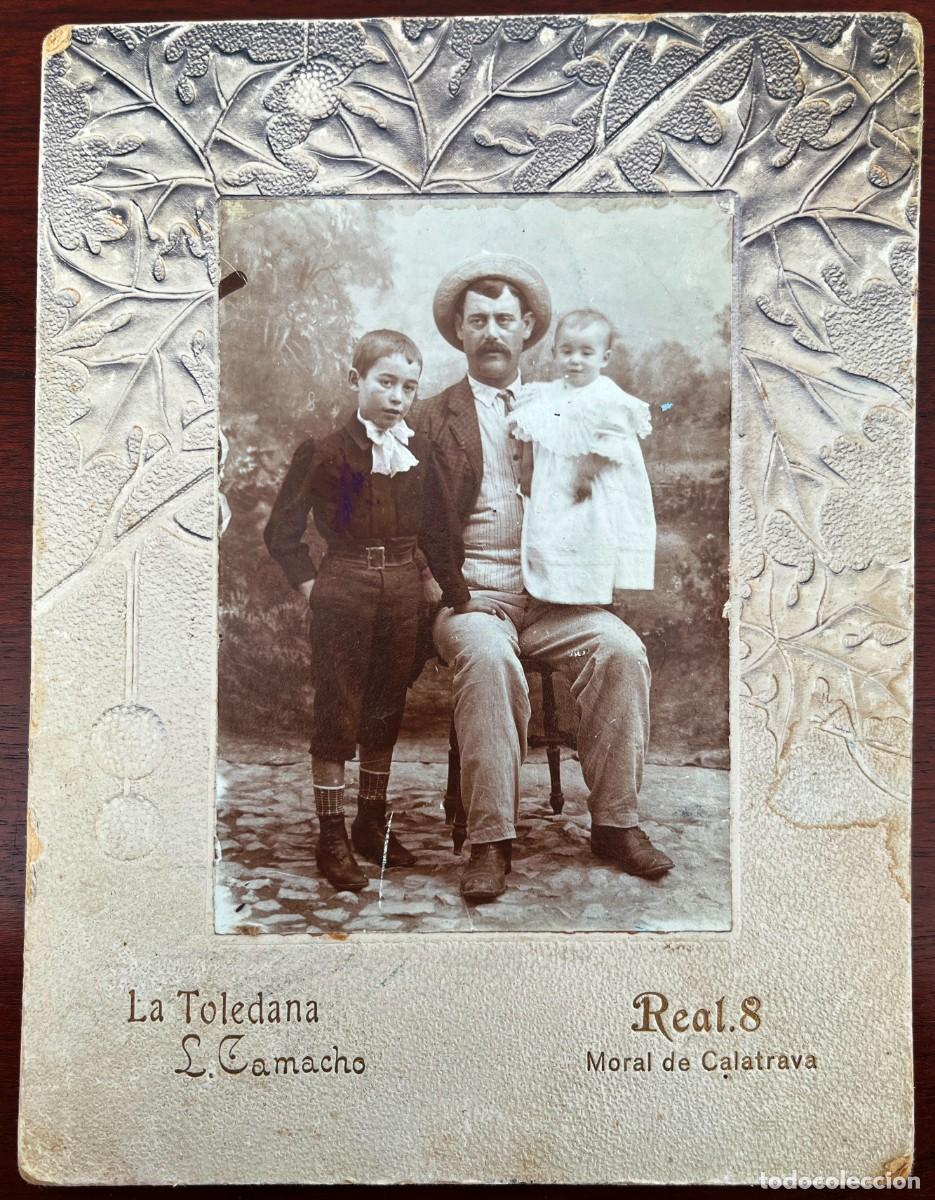 Antique Photography: FOTOGRAFIA ALBUMINA DE MORAL DE CALATRAVA (CIUDAD REAL), LA TOLEDANA. L. CAMACHO, FINALES SIGLO XIX