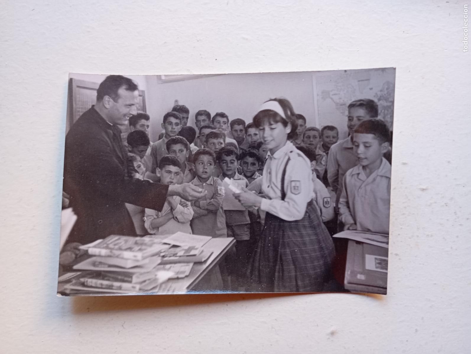 Antique Photography: ANTIGUA FOTOGRAF&Iacute;A ESCUELA CURA Y NI&Ntilde;OS. TDKP26X