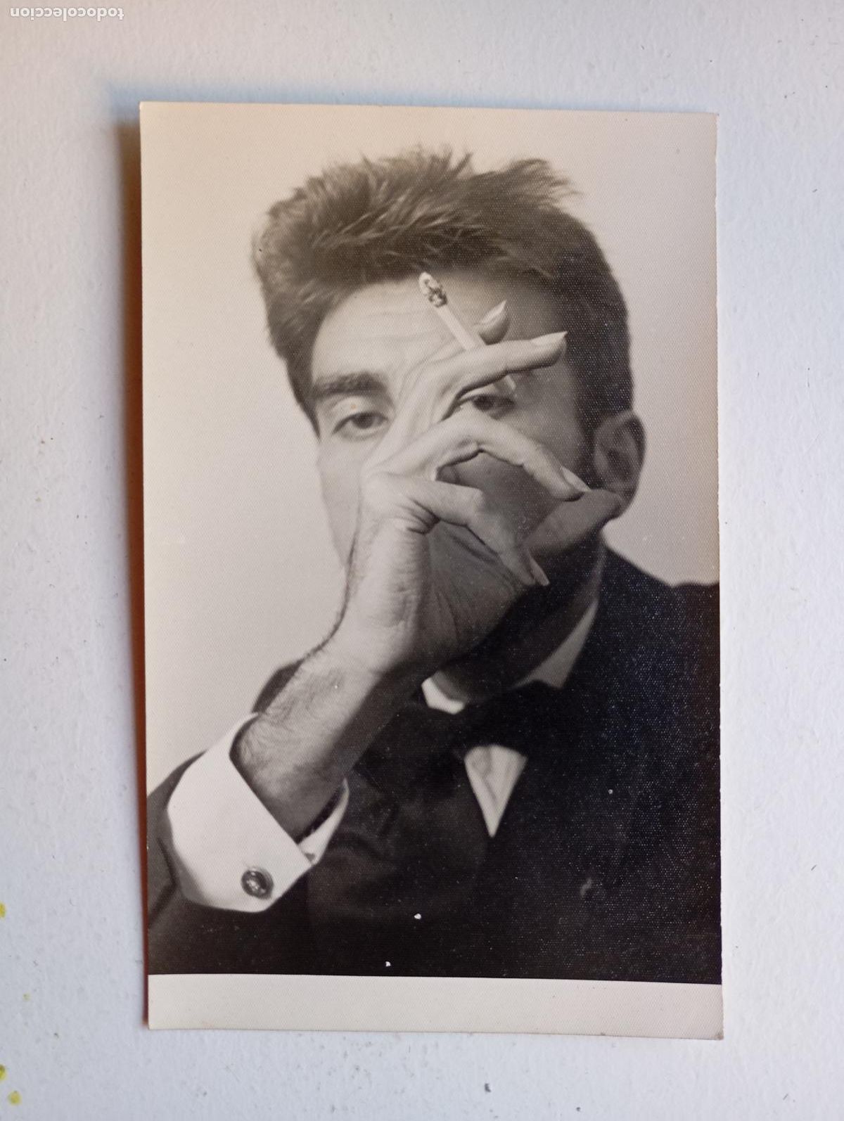 Antique Photography: ANTIGUA FOTOGRAF&Iacute;A HOMBRE CON CIGARRILLO.. TDKP26X