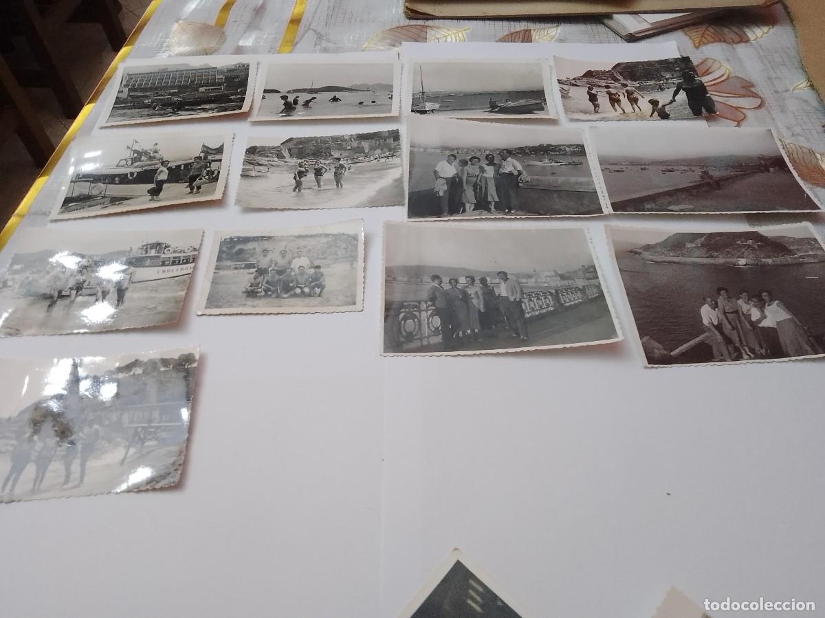 Fotografia antica: Lote de 13 fotos crucero paisajes a&ntilde;os 40 aproximado lote entero