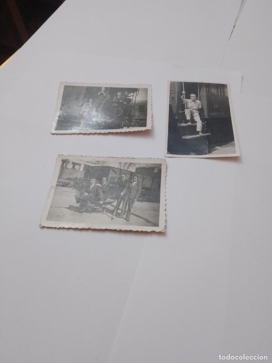 Fotografia antica: Fotos tranv&iacute;a a&ntilde;os 50 aproximado lote 3 fotos