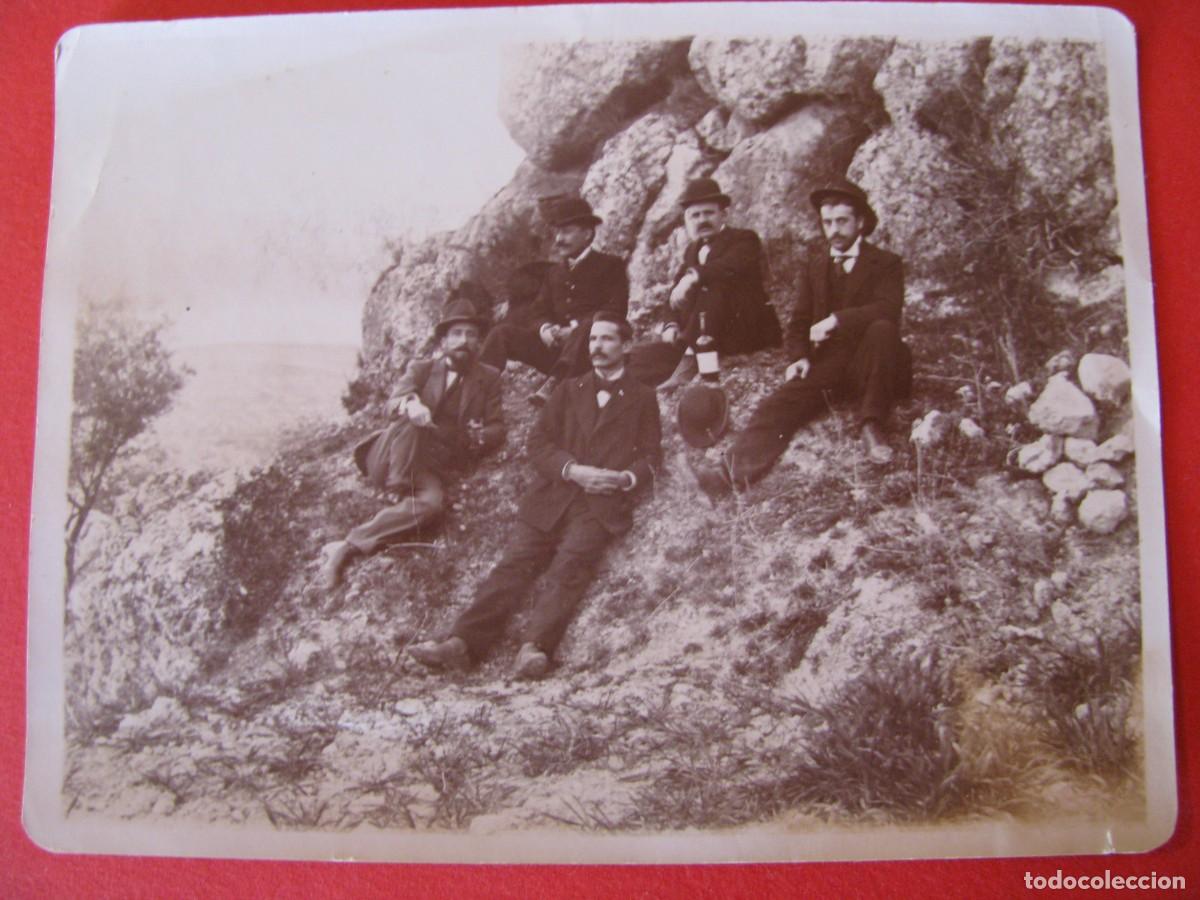 Fotografia antica: ANTIGUA FOTO. UN GRUPO DE HOMBRES. 12X9 CM. NO HAY DATOS.