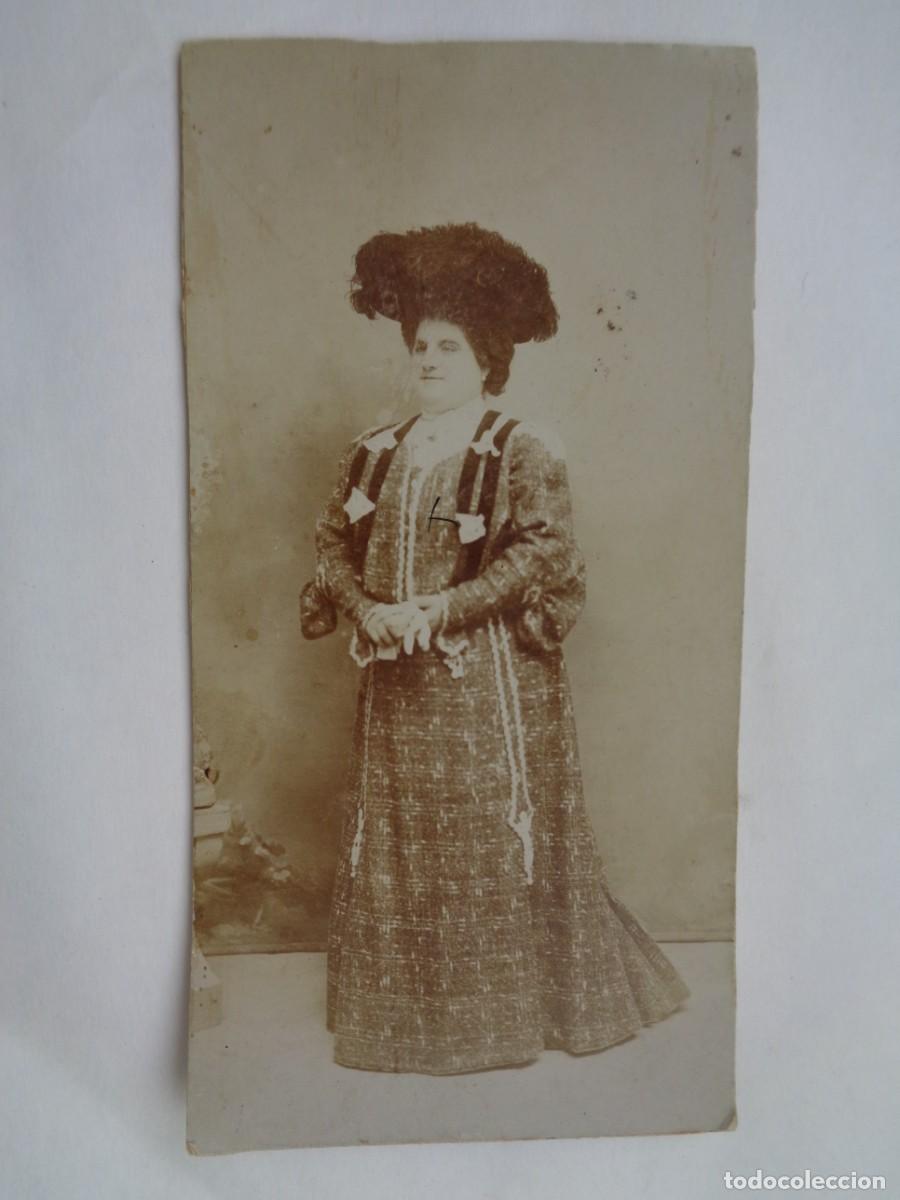 Antique Photography: PRECIOSA FOTO DE ESTUDIO DE SE&Ntilde;ORA DEL SIGLO XIX