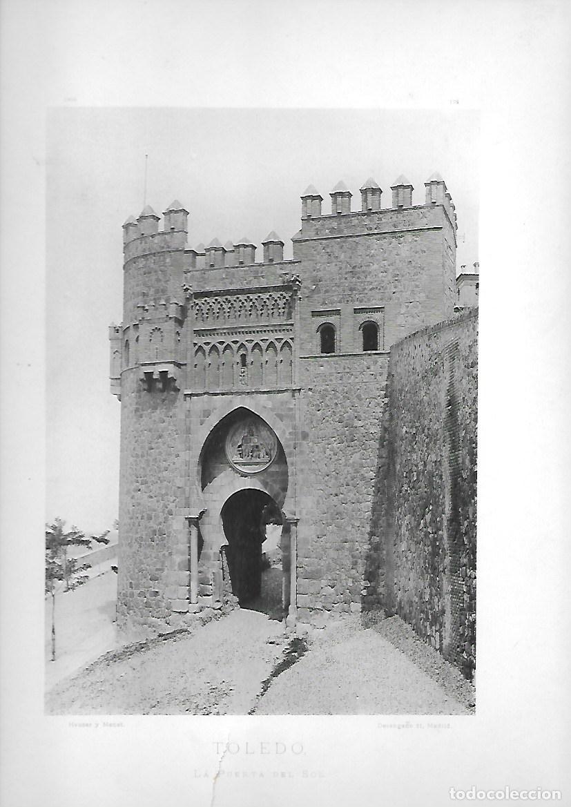 Antique Photography: FOTOTIPIA DE TOLEDO LA PUERTA DEL SOL. FOTOTIPIA-0097