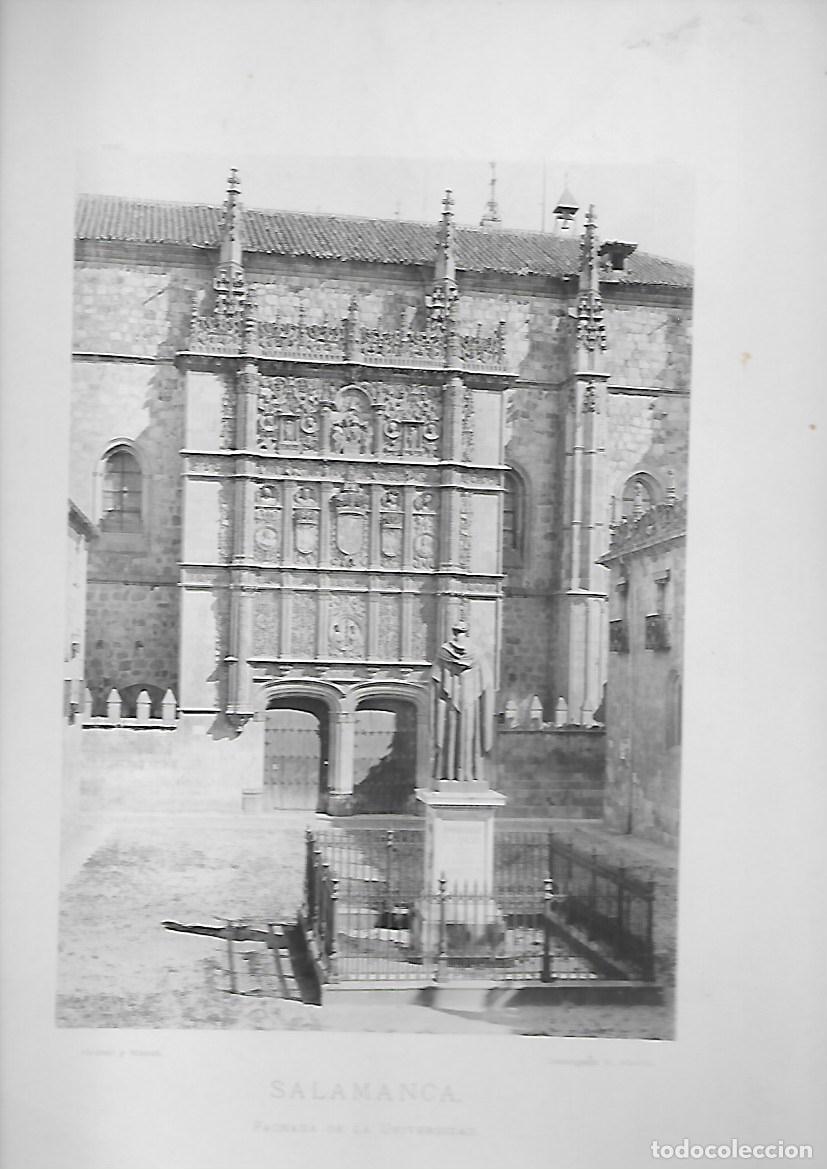 Antique Photography: FOTOTIPIA DE SALAMANCA FACHADA DE LA UNIVERSIDAD. FOTOTIPIA-0099