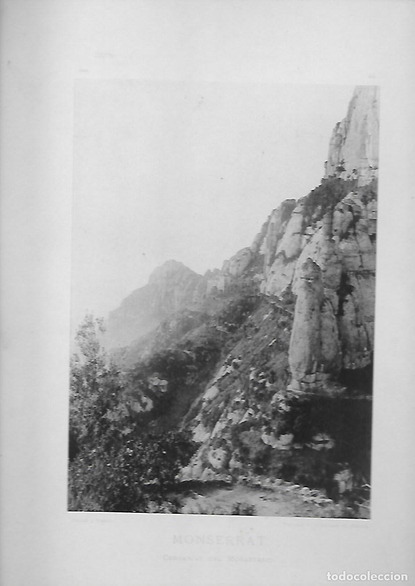 Antique Photography: FOTOTIPIA DE MONSERRAT CERCANIAS DEL MONASTERIO. FOTOTIPIA-0100