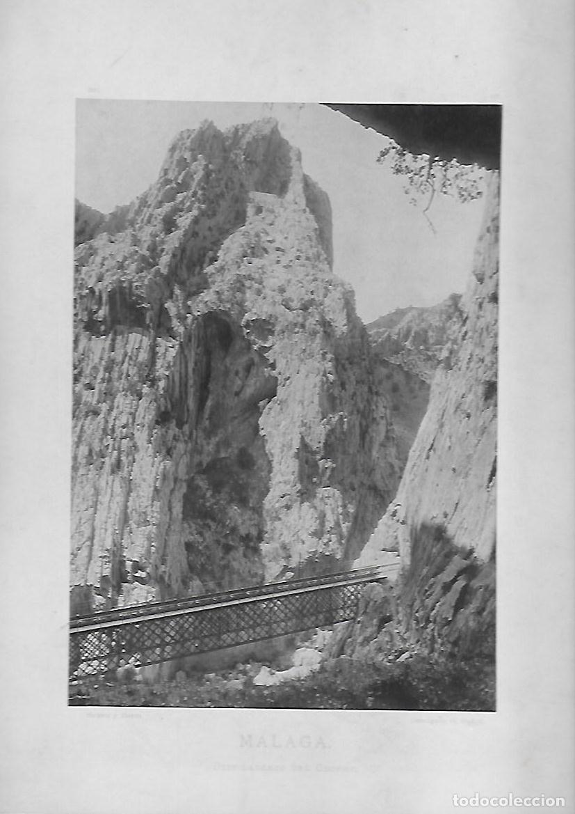 Antique Photography: FOTOTIPIA DE MALAGA DESFILADEROS DEL CHORRO. FOTOTIPIA-0106