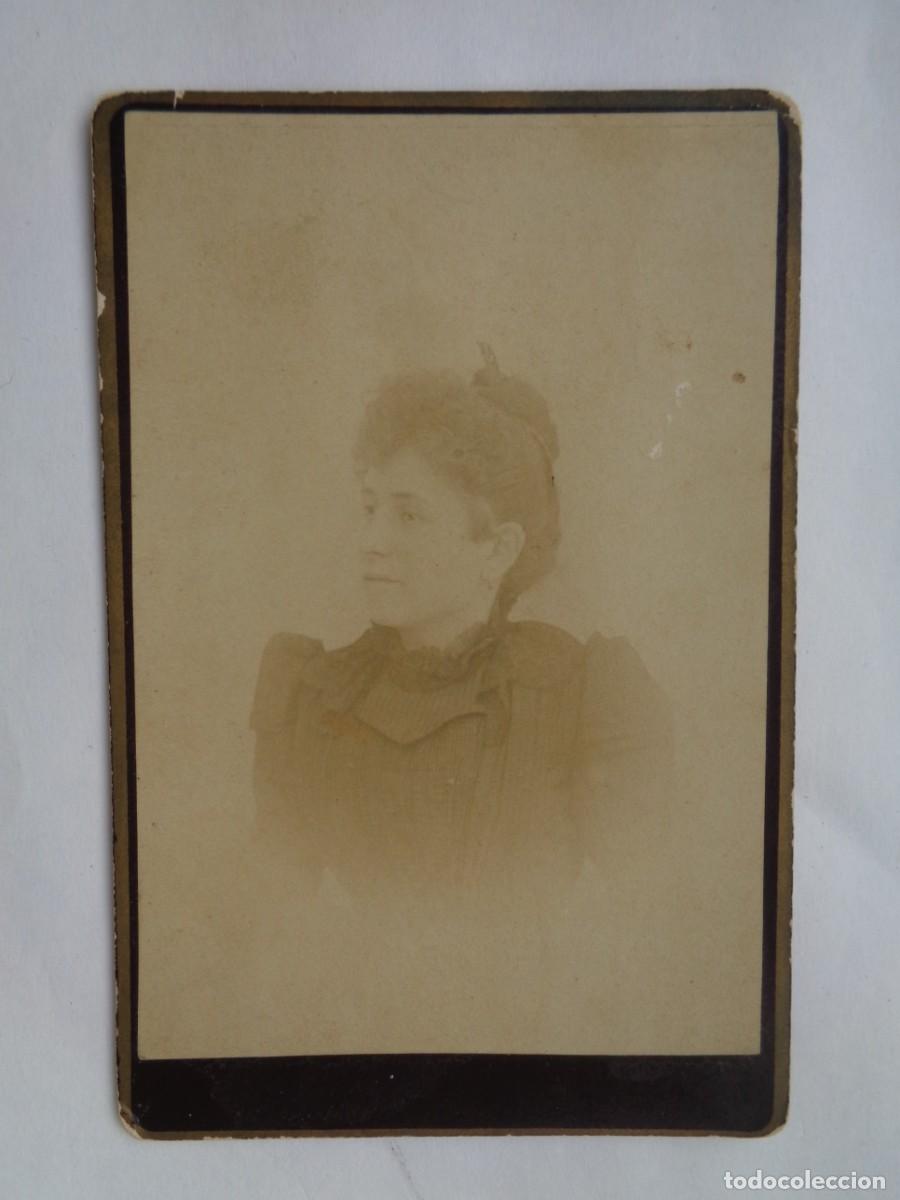 Antique Photography: PRECIOSA FOTO DE ESTUDIO DE SE&Ntilde;ORITA DEL SIGLO XIX