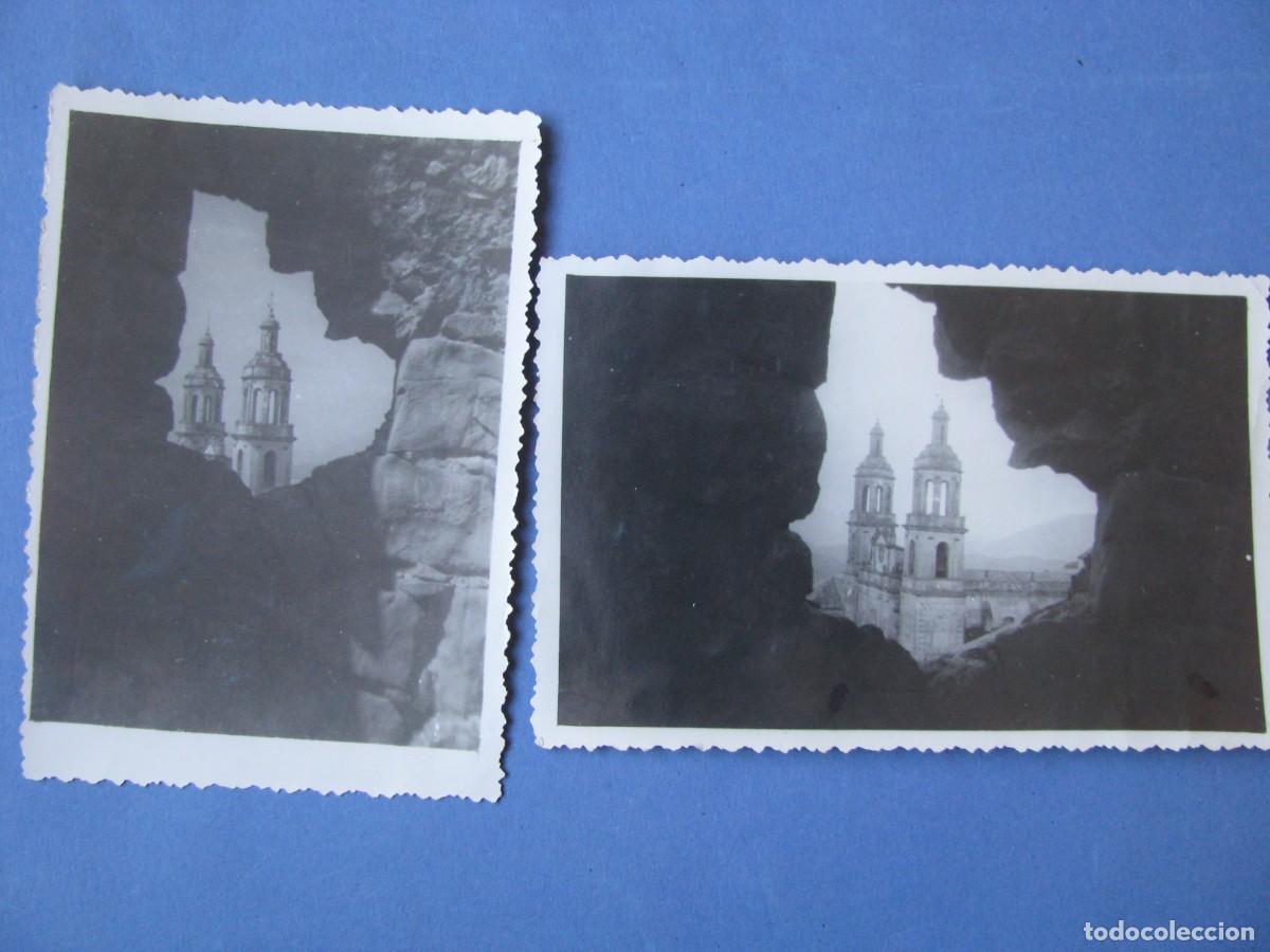 Antique Photography: 2 FOTOS DE OLVERA, CADIZ. PARROQUIA DESDE EL CASTILLO. 13X9 CM.