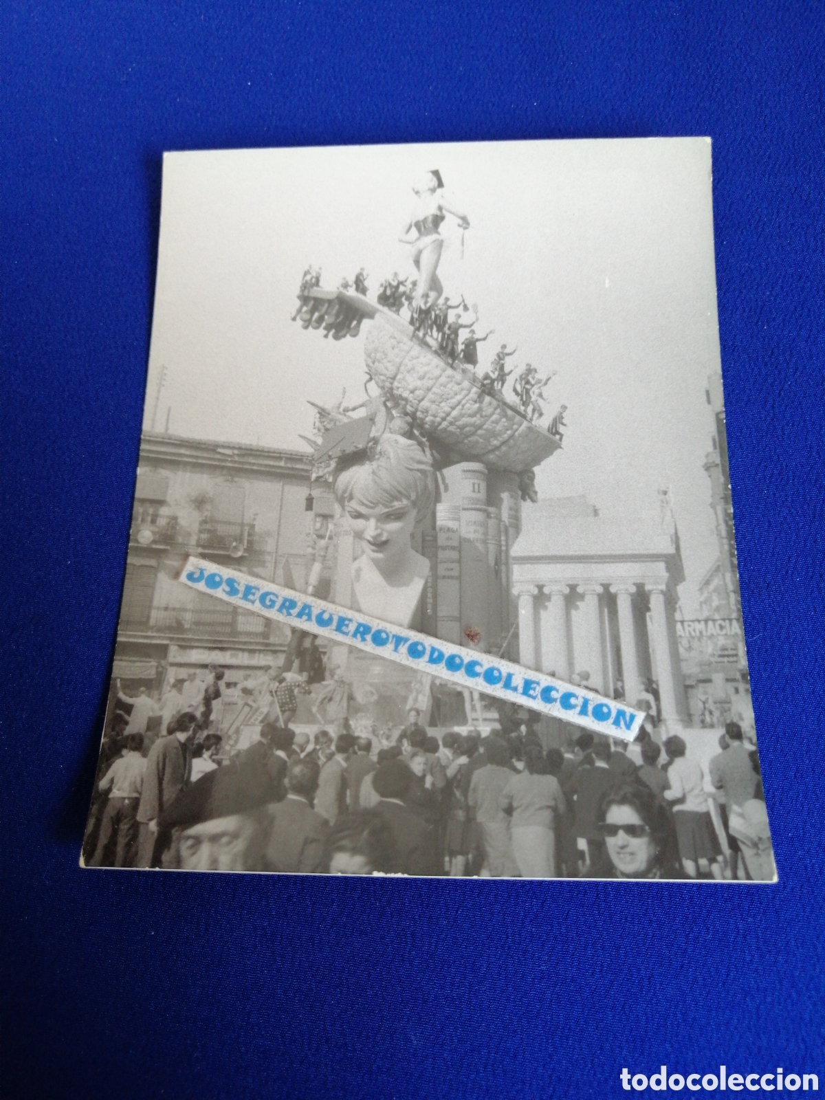 Alte Fotografie: FALLA CONVENTO JERUSAL&Eacute;N MATEM&Aacute;TICO MARZAL A&Ntilde;O 1963 ARTISTA JUAN HUERTA FOTOGRAF&Iacute;A ANTIGUA