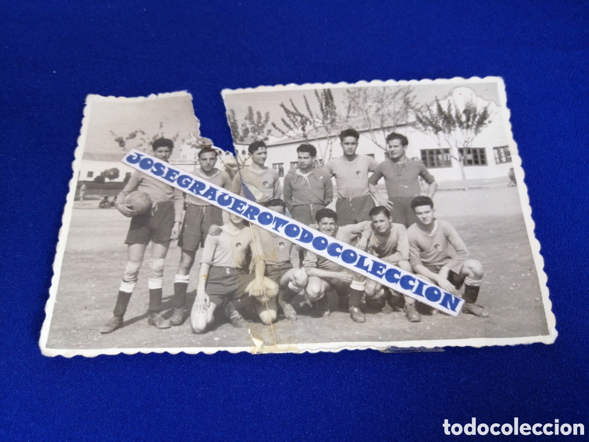 Antique Photography: F&Uacute;TBOLISTAS A&Ntilde;O 1950 EQUIPO TITULAR FOTOGRAF&Iacute;A ANTIGUA SIGLO PASADO