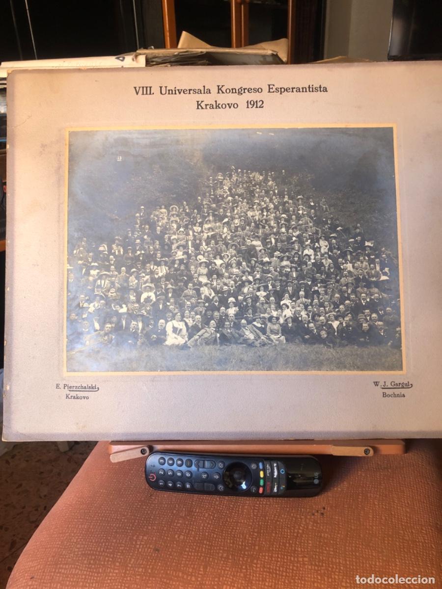 Fotografia antiga: ESPERANTO KRAKOVIA CARTEL CONGRESO MUNDIAL 1912