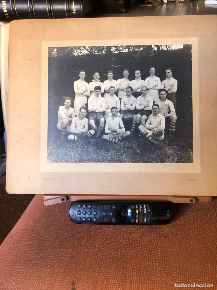 Fotografia antiga: INGLATERRA REINO UNIDO FOTO EQUIPO RUGBY 1921-22