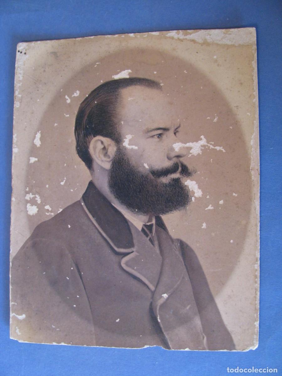 Antique Photography: ANTIGUA FOTO DE UN CABALLERO. SIN DATOS. 18X14 CM.