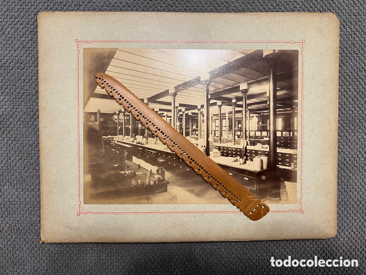 Fotograf&iacute;a antigua: BARCELONA. Fotograf&iacute;a industrial.. antiguas instalaciones portuarias.. ? aduanas..? (h.1900?)