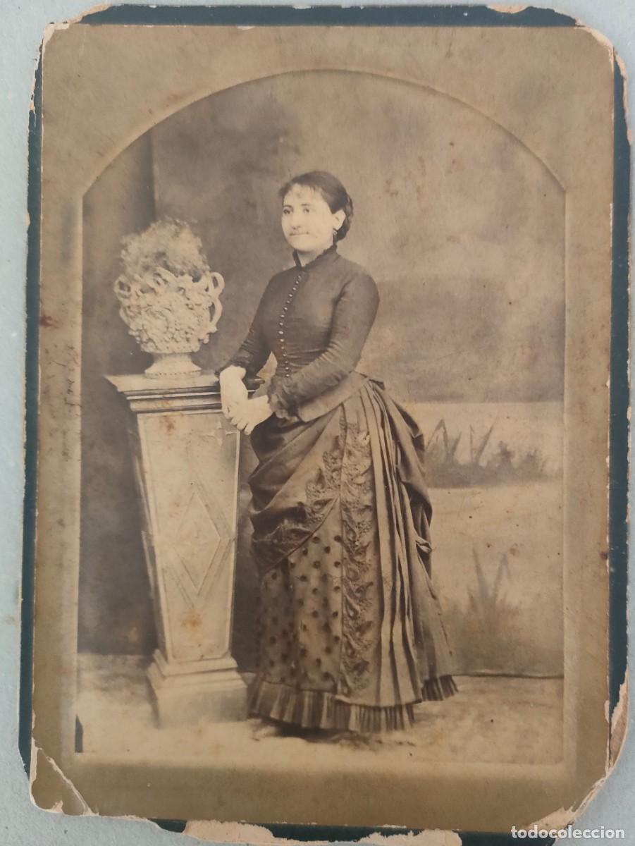 Fotografia antica: RETRATO FOTOGRAFO DESCONOCIDO CARTON DURO 10 X 14 CM