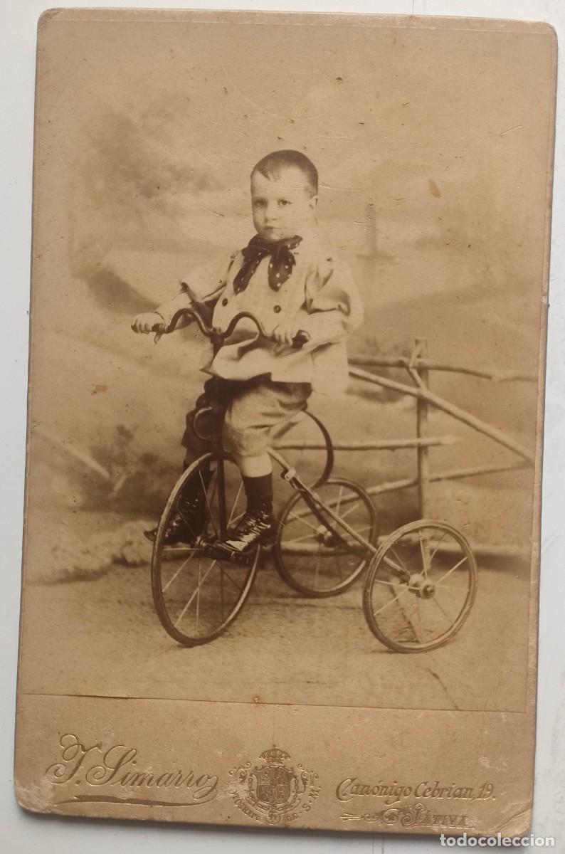 Antique Photography: JATIVA FOTOGRAFO J. SIMARRO TAMA&Ntilde;O 16.5 X 10.5 cm.