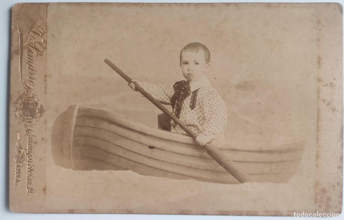 Antique Photography: JATIVA FOTOGRAFO J. SIMARRO TAMA&Ntilde;O 16.5 X 10.5 cm.