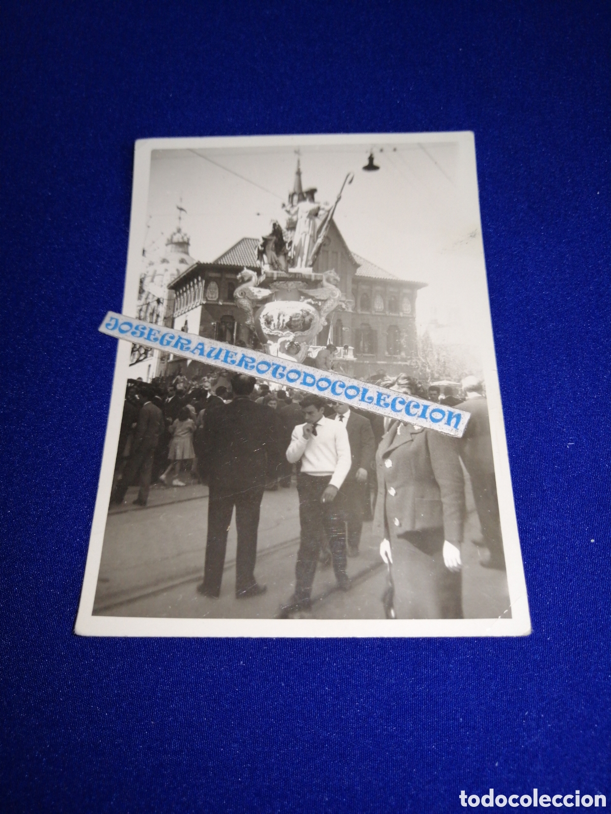 Fotografia antica: FALLA PLAZA DEL MERCADO CENTRAL 1959 ARTISTA RICARDO RUBERT
