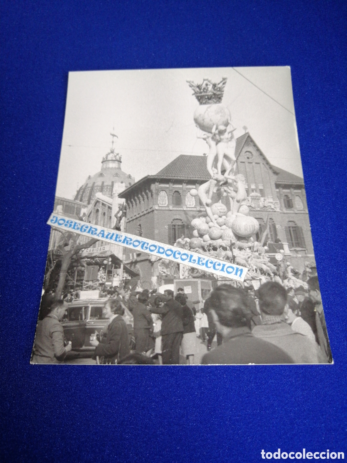 Antique Photography: FALLA PLAZA DEL MERCADO A&Ntilde;O 1963 ARTISTA VICENTE LUNA FOTOGRAF&Iacute;A ANTIGUA SIGLO PASADO