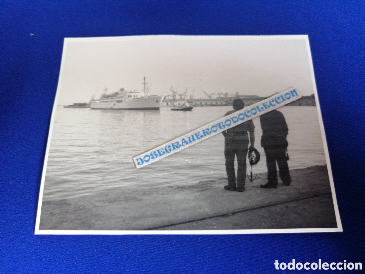 Fotografia antica: BARCOS EN PUERTO FOTOGRAF&Iacute;A ANTIGUA SIGLO PASADO