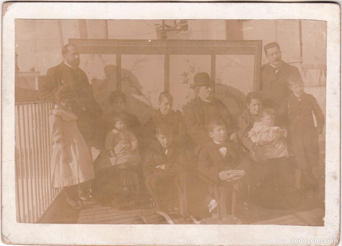 Fotografia antica: ANTIGUO RETRATO DE FAMILIA (S.XIX) &ndash; ALBUMINA &ndash; (13X18)