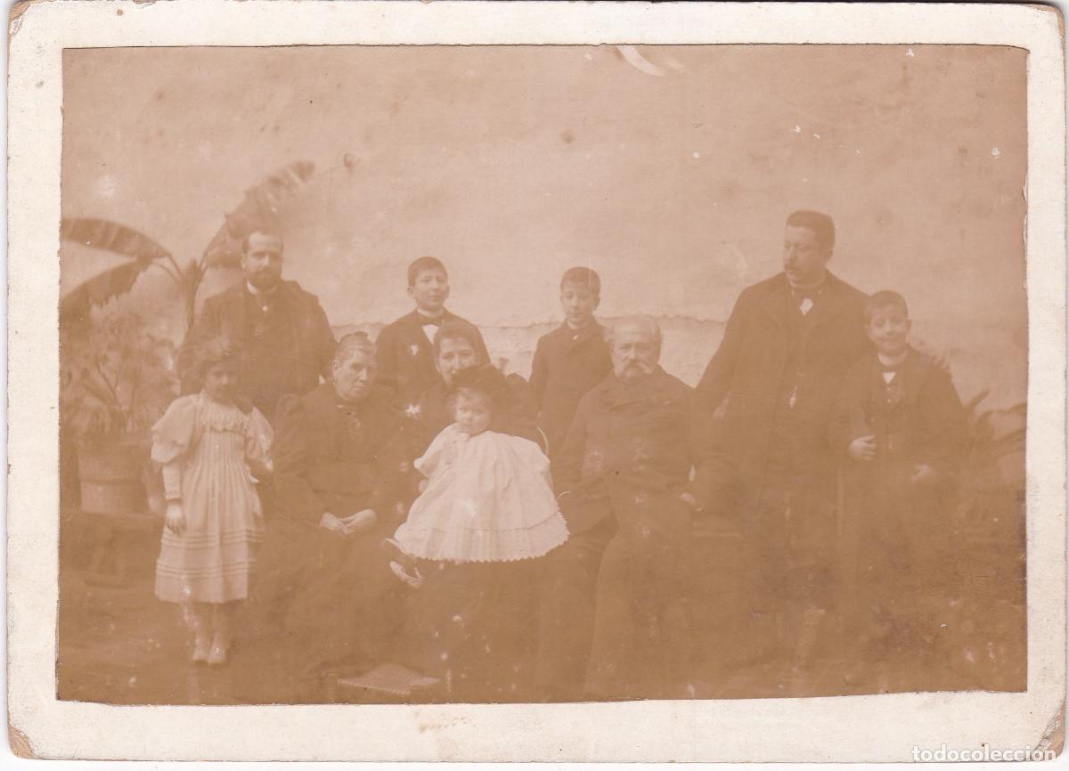Fotografia antica: ANTIGUA FOTOGRAFIA FAMILIAR S.XIX - ALBUMINA &ndash; (13X18)