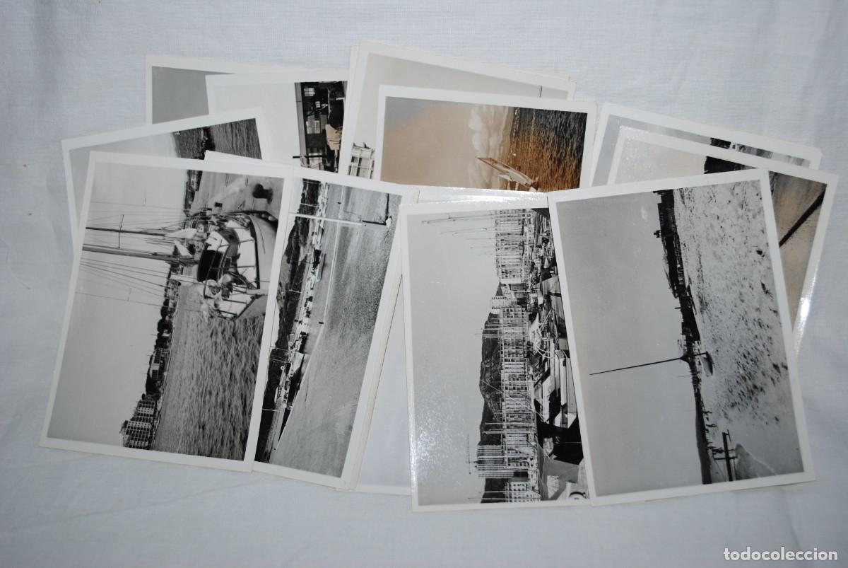 Antique Photography: LOTE DE 17 FOTGRAFIAS DE UN PUERTO DEPORTIVO .