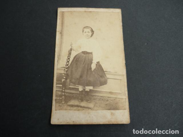 Fotograf&iacute;a antigua: RETRATO NI&Ntilde;A ANTIGUA FOTOGRAFIA 11 X 5 CM