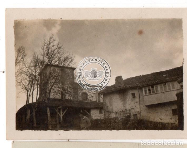 Fotografia antica: FOTOGRAFIA ANTIGUA, PUEBLO A IDENTIFICAR DEL PAIS VASCO, A&Ntilde;OS 1910, FOTO