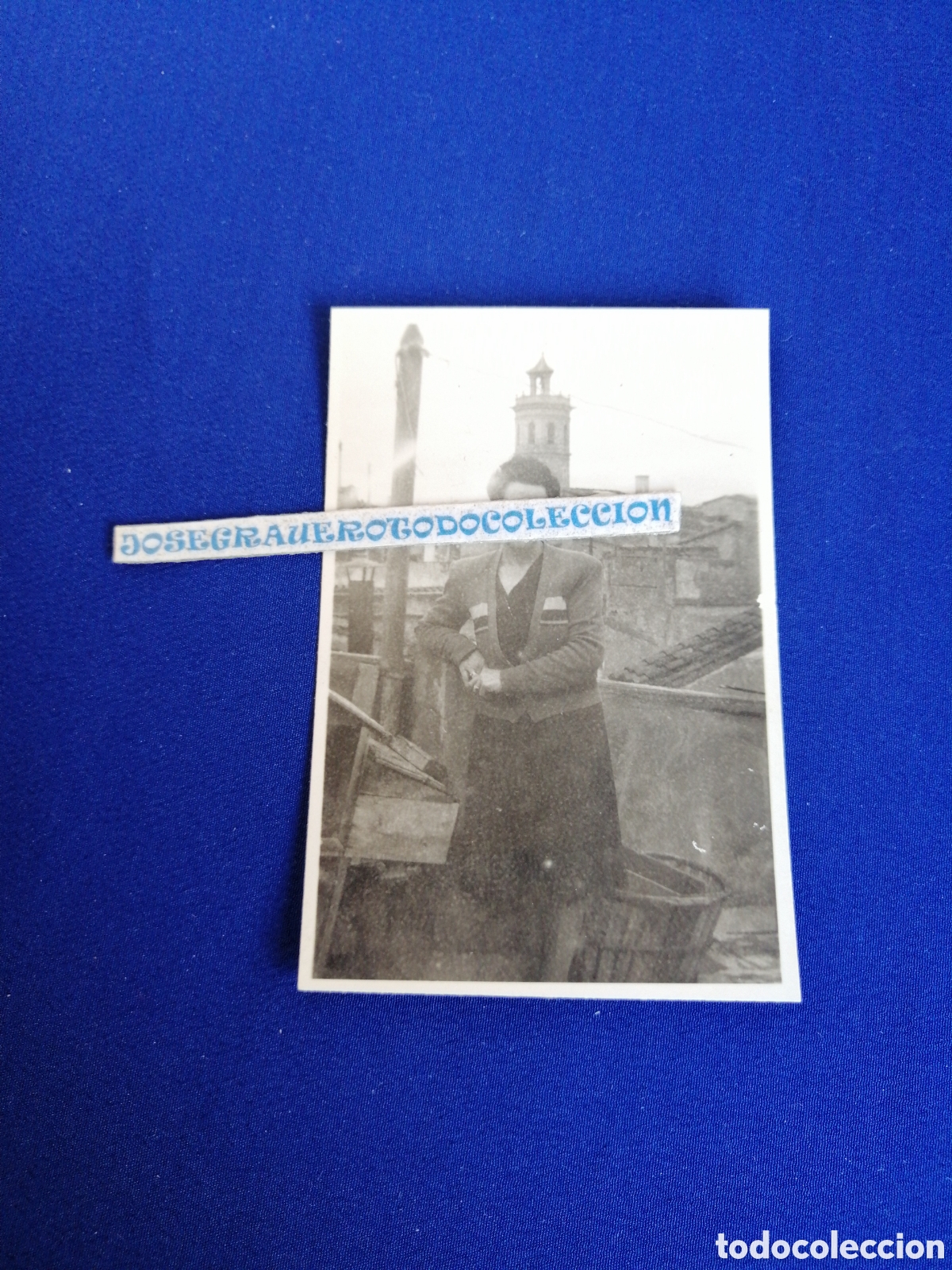 Fotografia antica: CASTELLON A&Ntilde;O 1946 CON MODELO POSANDO FOTOGRAF&Iacute;A ANTIGUA