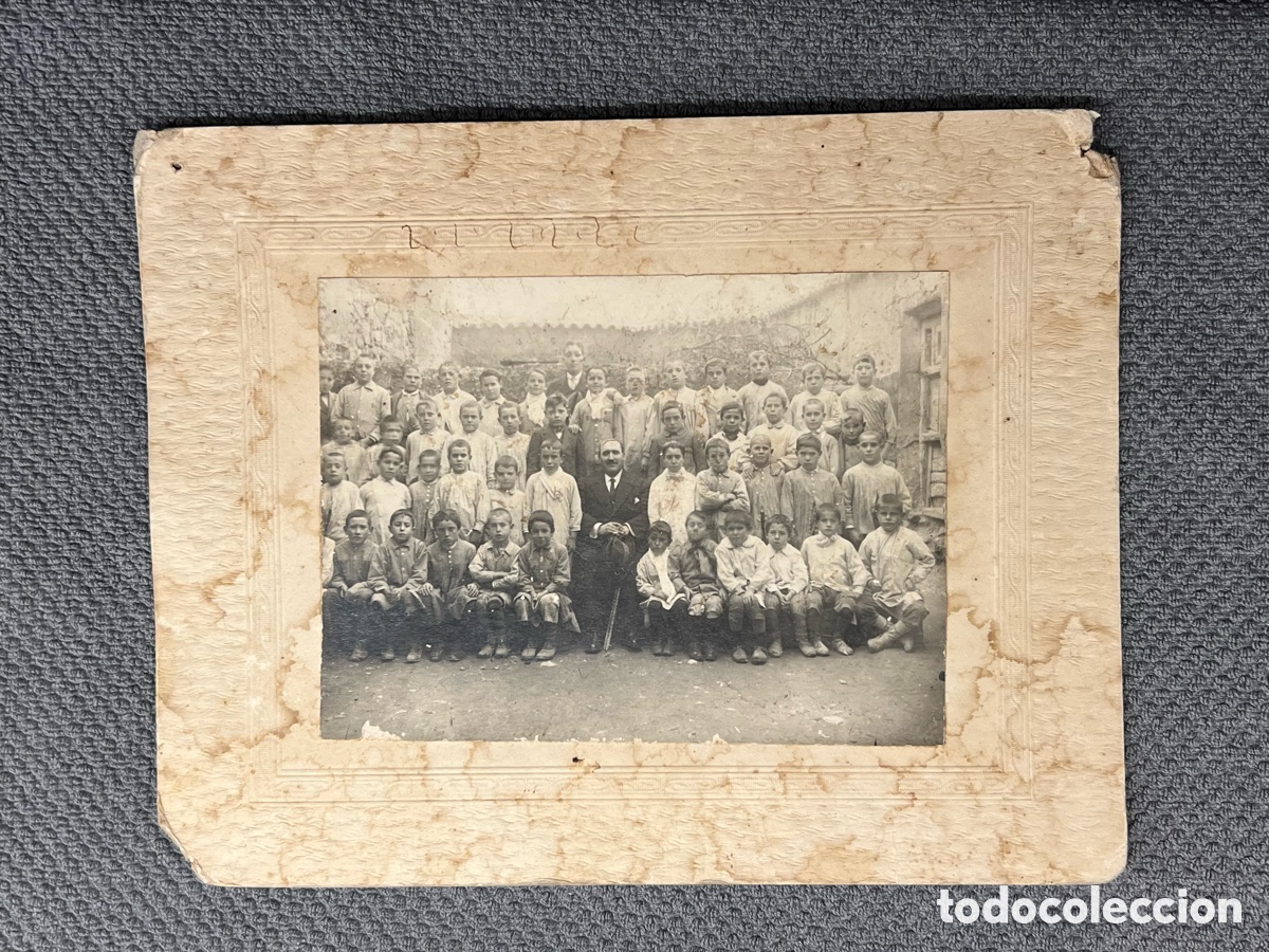 Antique Photography: RECUERDO ESCOLAR La Espa&ntilde;a rural (h.1920?) FATIGADA!!