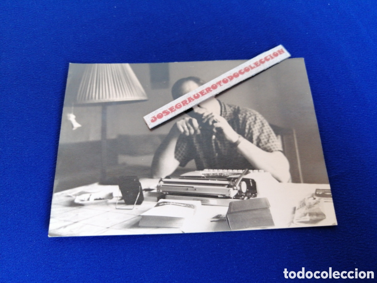 Antique Photography: MODELO ESCRITOR M&Aacute;QUINA DE ESCRIBIR FOTOGRAF&Iacute;A ANTIGUA SIGLO PASADO