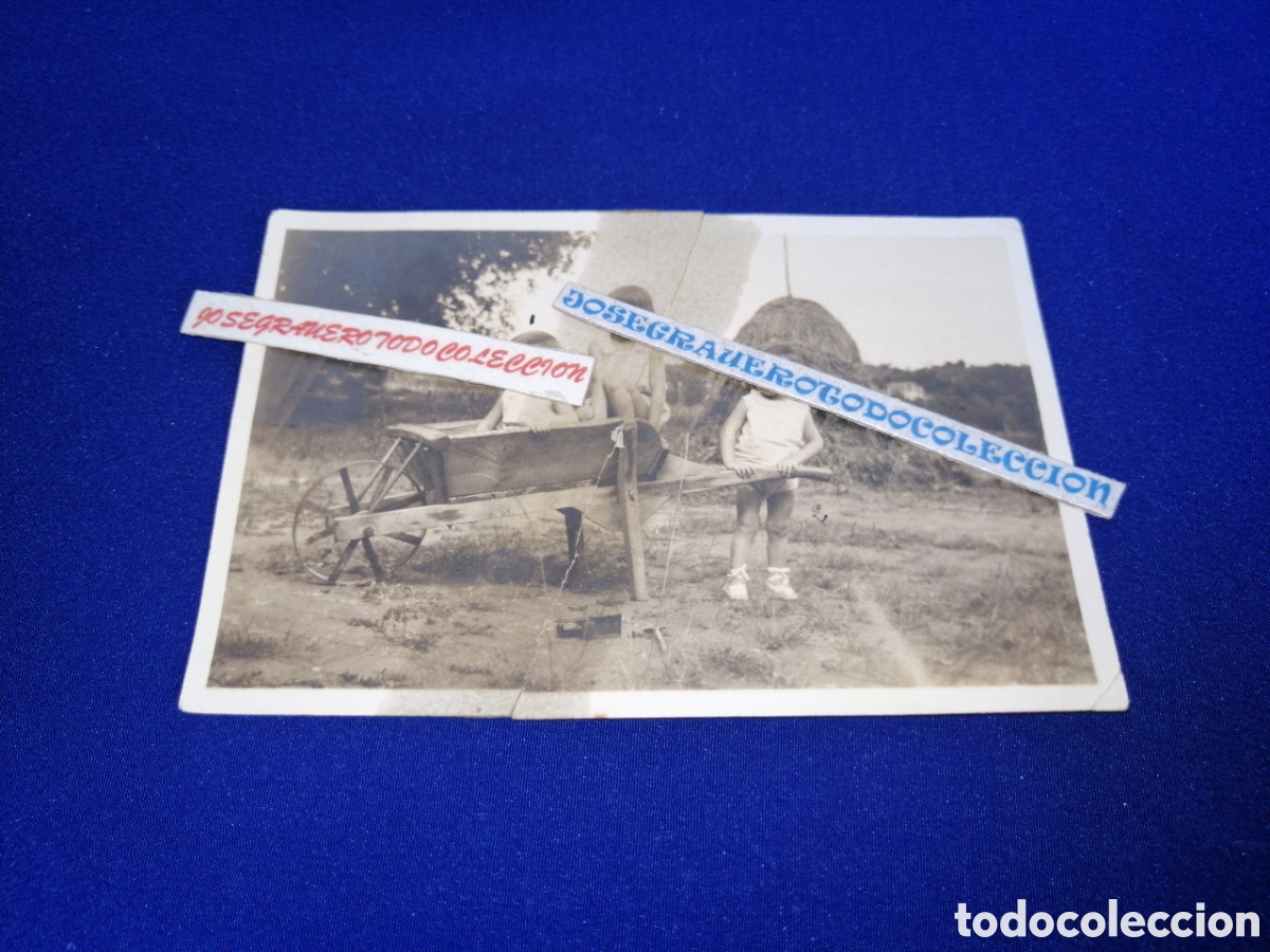Antique Photography: NI&Ntilde;OS MODELOS CON CARRITO FOTOGRAF&Iacute;A ANTIGUA SIGLO PASADO