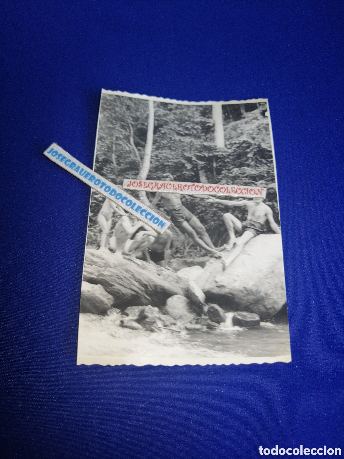 Antique Photography: MODELOS EN BA&Ntilde;ADOR R&Iacute;O POSTURA ATL&Eacute;TICA FOTOGRAF&Iacute;A ANTIGUA SIGLO PASADO