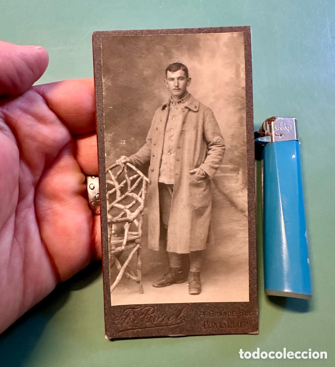 Antique Photography: FOTOGRAF&Iacute;A SOLDADO MILITAR FRANC&Eacute;S. FRANCIA.