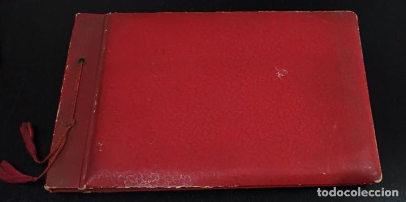 Antique Photography: ANTIGUO ALBUM DE FOTOS, ROJO, A&Ntilde;OS 30