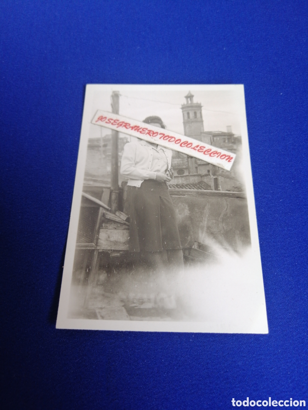 Antique Photography: CASTELLON -1946 MODELO POSANDO FOTOGRAF&Iacute;A ANTIGUA SIGLO PASADO