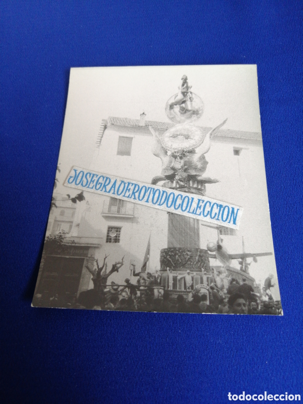 Antique Photography: FALLA PLAZA DEL PILAR 1963 - ARTISTA HERMANOS FONTELLES FOTOGRAF&Iacute;A ANTIGUA SIGLO PASADO