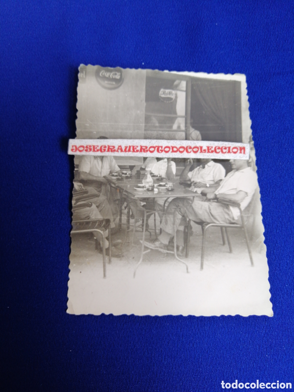 Antique Photography: MODELOS TOMANDO CAF&Eacute; - PUBLICIDAD PEPSI-COLA Y COCA-COLA FOTOGRAF&Iacute;A ANTIGUA SIGLO PASADO