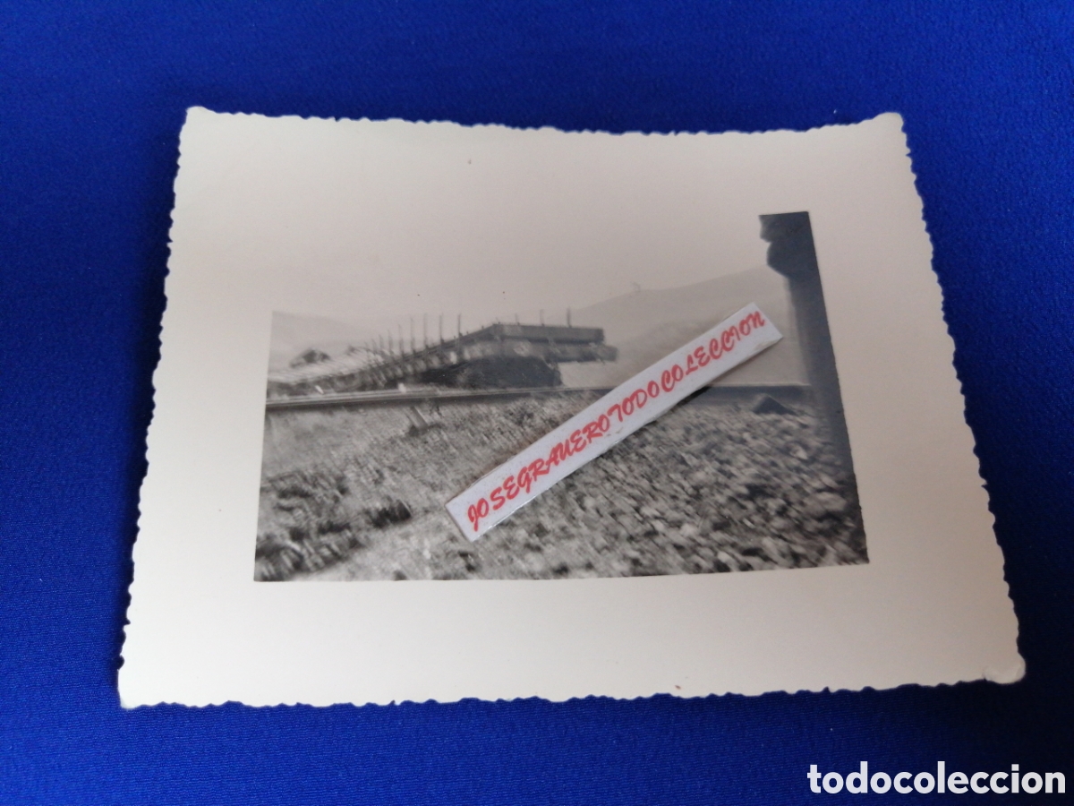 Fotograf&iacute;a antigua: TREN ACCIDENTE FERROCARRIL FOTOGRAF&Iacute;A ANTIGUA SIGLO PASADO