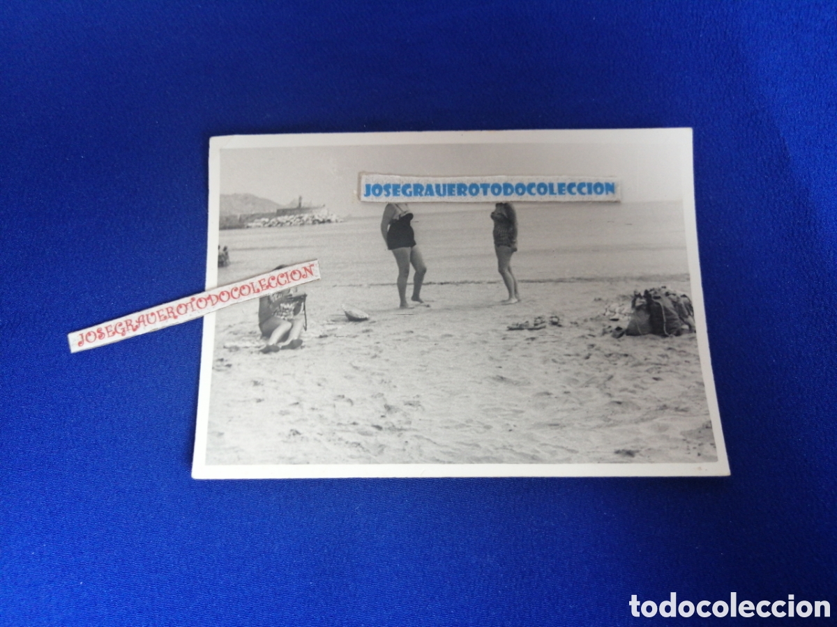Antique Photography: PLAYA MODELOS EN BA&Ntilde;ADOR (COSTA BRAVA) A&Ntilde;O 1959 FOTOGRAF&Iacute;A ANTIGUA SIGLO PASADO