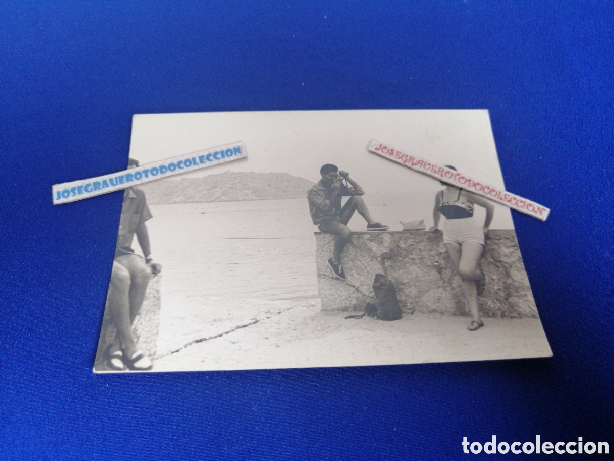 Antique Photography: PLAYA MODELO EN BA&Ntilde;ADOR -FOTOGRAF&Iacute;ANDOLA FOTOGRAFO -FOTOGRAFIA ANTIGUA SIGLO PASADO
