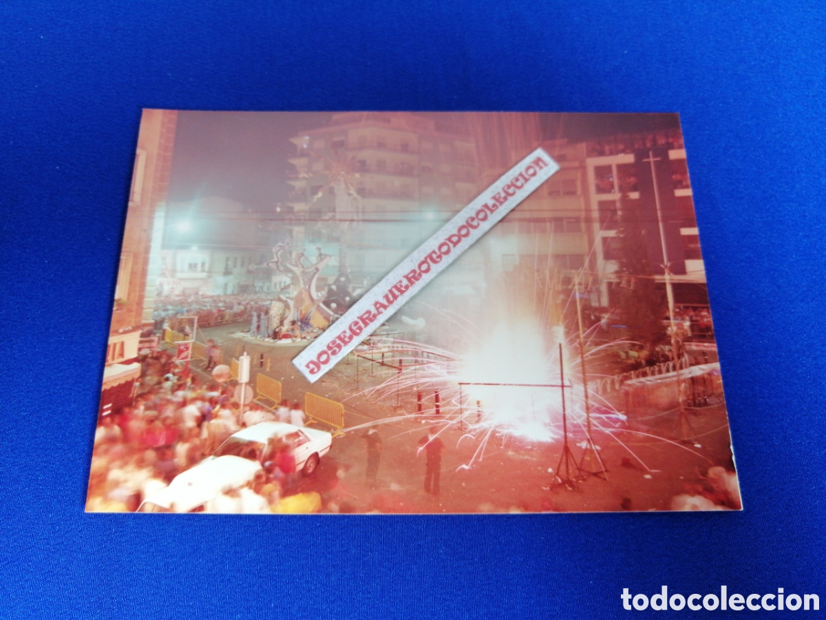 Fotograf&iacute;a antigua: HOGUERAS DE SAN JUAN (ALICANTE) FOTOGRAF&Iacute;A ANTIGUA