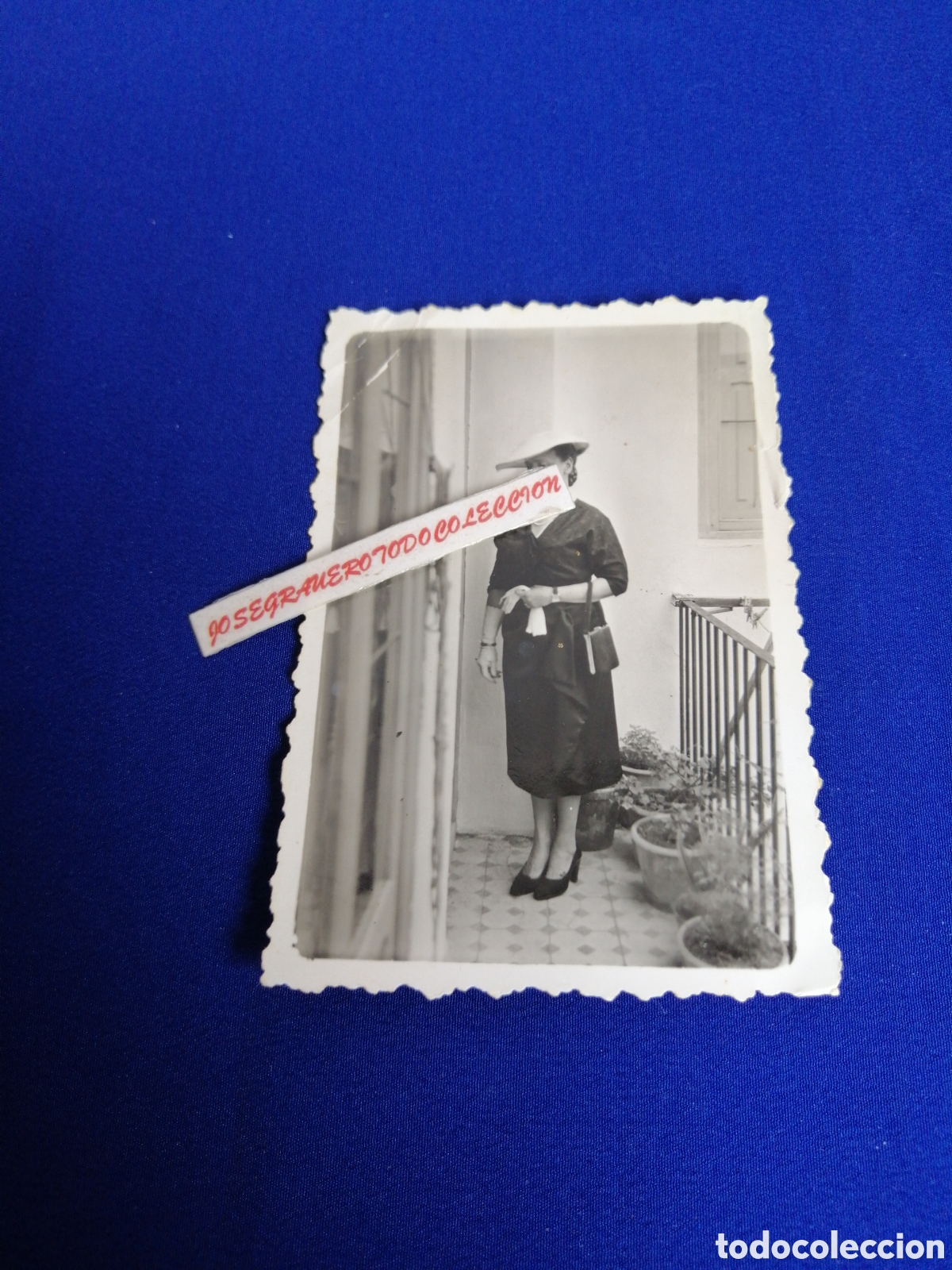 Antique Photography: MODELO POSANDO CON SOMBRERO FOTOGRAF&Iacute;A ANTIGUA SIGLO PASADO