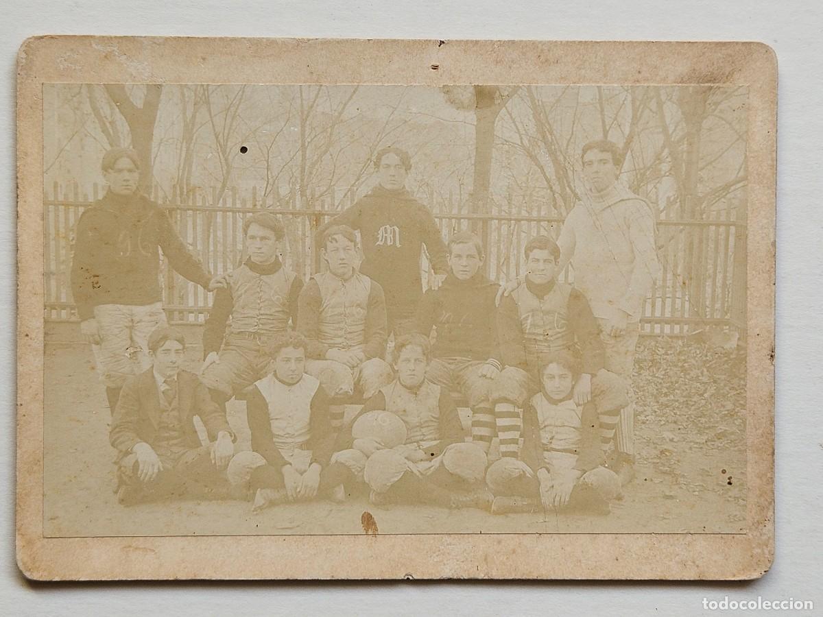 Antique Photography: Equipo de rugby. 1896.
